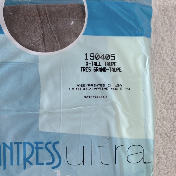 Vintage Enchantress Ultra Control Top Pantyhose In Taupe & Beige x2 NWT - Picture 7 of 12